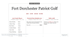 Desktop Screenshot of patriotgolf.wordpress.com