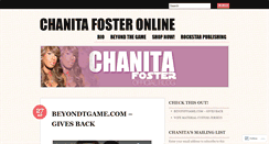 Desktop Screenshot of chanitafoster.wordpress.com