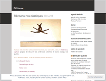 Tablet Screenshot of dkdanse.wordpress.com