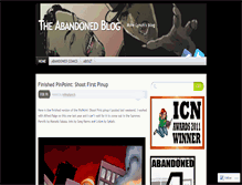 Tablet Screenshot of abandonedcomics.wordpress.com