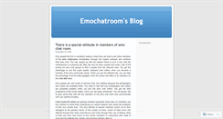 Desktop Screenshot of emochatroom.wordpress.com