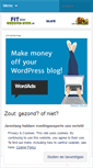 Mobile Screenshot of fitdoorgezondeten.wordpress.com
