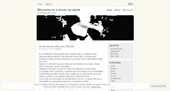 Desktop Screenshot of meaningisastateofmind.wordpress.com