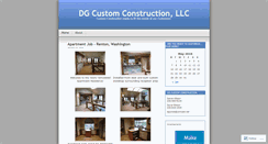 Desktop Screenshot of dgcustomconst.wordpress.com