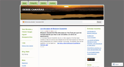 Desktop Screenshot of desdecanarias.wordpress.com