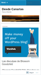 Mobile Screenshot of desdecanarias.wordpress.com