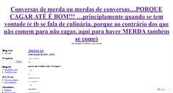 Desktop Screenshot of conersasdemerda.wordpress.com