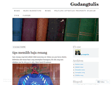 Tablet Screenshot of gudangtulis.wordpress.com