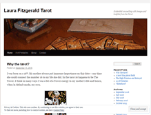 Tablet Screenshot of laurafitzgeraldtarot.wordpress.com