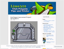 Tablet Screenshot of lime310.wordpress.com