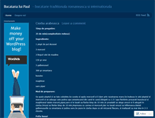 Tablet Screenshot of bucatarialuipaul.wordpress.com