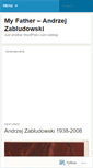 Mobile Screenshot of andrzejzabludowski.wordpress.com