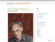 Tablet Screenshot of andrzejzabludowski.wordpress.com