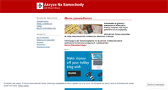 Desktop Screenshot of akcyzanasamochody.wordpress.com