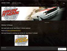 Tablet Screenshot of drivingithome.wordpress.com