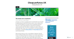 Desktop Screenshot of cheapperfumesuk.wordpress.com