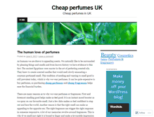 Tablet Screenshot of cheapperfumesuk.wordpress.com