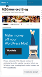 Mobile Screenshot of mzgmusiced.wordpress.com