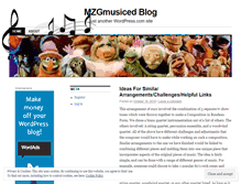 Tablet Screenshot of mzgmusiced.wordpress.com