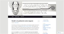 Desktop Screenshot of amazoniahorizonte.wordpress.com
