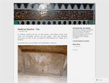 Tablet Screenshot of patrimoinedumaroc.wordpress.com