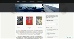 Desktop Screenshot of cbgabroad.wordpress.com