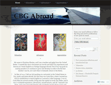Tablet Screenshot of cbgabroad.wordpress.com