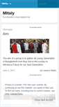 Mobile Screenshot of mitalybd.wordpress.com