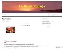 Tablet Screenshot of labrujamaruja.wordpress.com