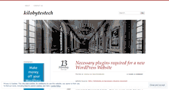 Desktop Screenshot of kilobytestech.wordpress.com