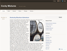 Tablet Screenshot of cockymixtures.wordpress.com