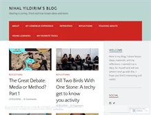 Tablet Screenshot of nihalyildirim.wordpress.com