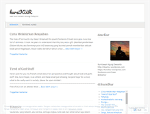 Tablet Screenshot of kursikur.wordpress.com