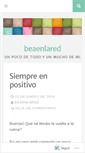 Mobile Screenshot of beaenlared.wordpress.com