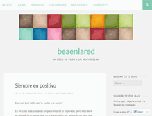 Tablet Screenshot of beaenlared.wordpress.com