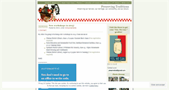 Desktop Screenshot of preservingtraditions.wordpress.com
