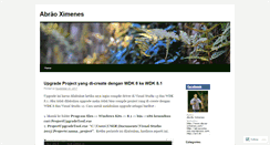Desktop Screenshot of abraoximenes.wordpress.com