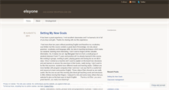 Desktop Screenshot of elsyone.wordpress.com