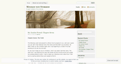 Desktop Screenshot of mixednotstirred.wordpress.com