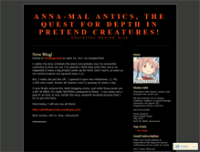 Tablet Screenshot of annamalantics.wordpress.com