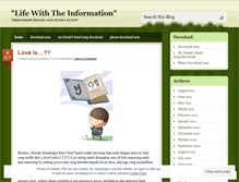 Tablet Screenshot of jojoinformation.wordpress.com