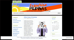 Desktop Screenshot of franchisepilipinas.wordpress.com