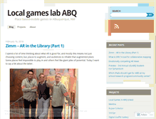 Tablet Screenshot of localgameslababq.wordpress.com