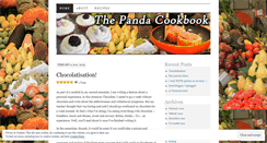 Desktop Screenshot of pandacookbook.wordpress.com