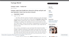 Desktop Screenshot of fantagew.wordpress.com