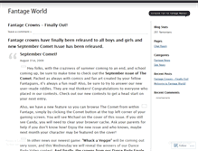 Tablet Screenshot of fantagew.wordpress.com