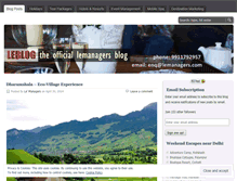 Tablet Screenshot of lemanagers.wordpress.com