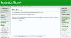 Desktop Screenshot of eaerwen.wordpress.com