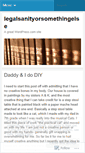 Mobile Screenshot of legalsanityorsomethingelse.wordpress.com