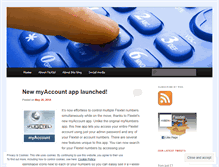 Tablet Screenshot of flextel.wordpress.com